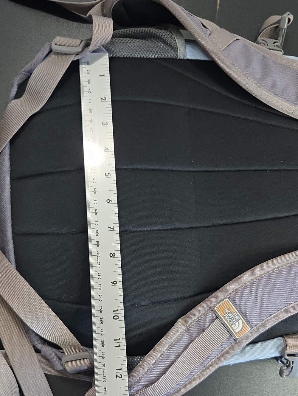 The North Face Isabella Light Blue and Gray Backpack - Picture 14 of 16